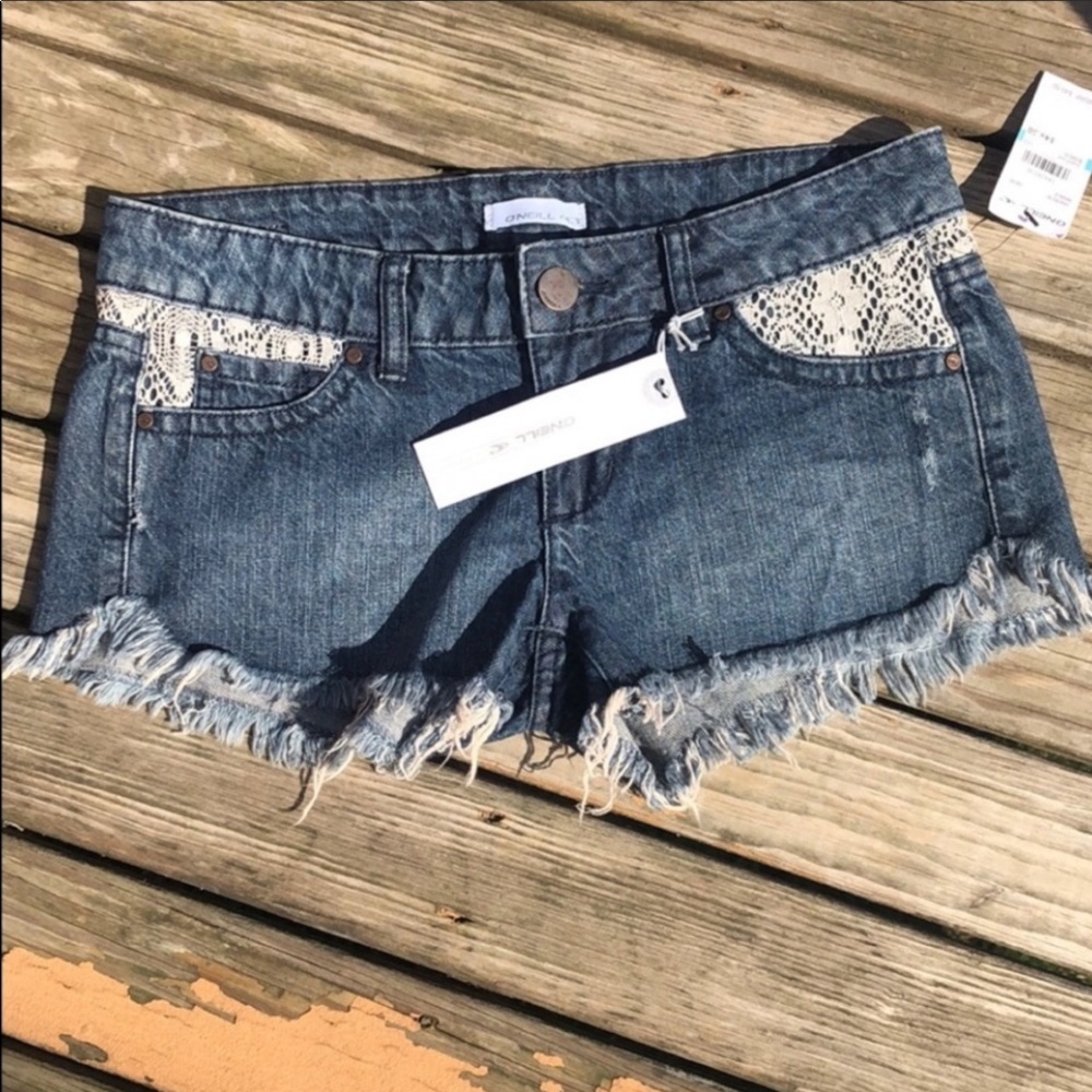 NWT O’Neill 100% cotton Jean shorts